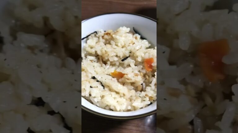 【夕食】今夜はひじきご飯とすいとん