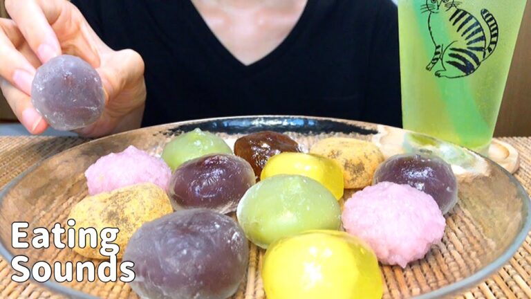 《咀嚼音》水まんじゅう、水大福、桜餅、わらび餅を食べる Mizu Manju,Daifuku Mochi  《Eating Sounds/ASMR》