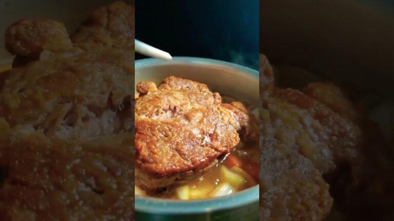 豚肩ロースの白ワイン煮込み🍖🙌　ホロホロになるまで煮込んだ最高のメインディッシュ🍲＃煮込み#フレンチレシピ #プロ料理人が教える#フランス料理#メインディッシュ#おしゃれ