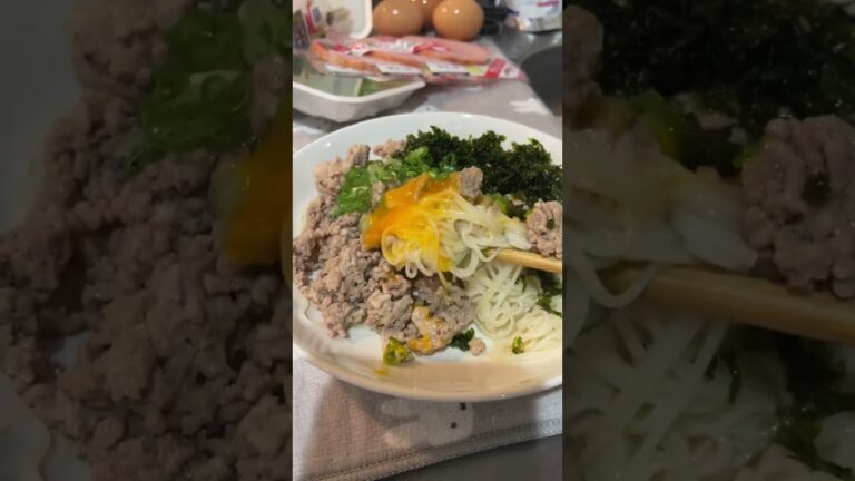 4分あれば完成しちゃう激旨そうめん