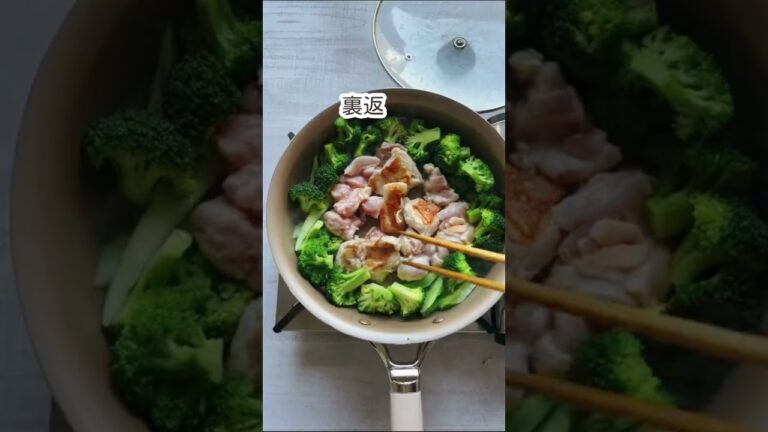 《ワンパン》鶏とブロッコリのハニーマスタード炒め