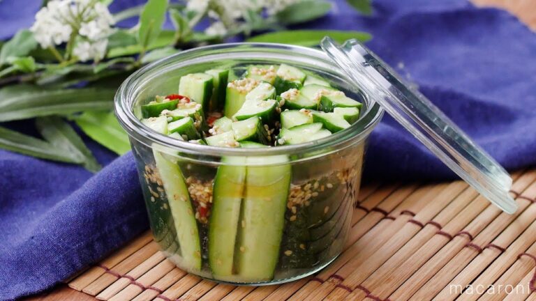 【きゅうりの中華漬け】ポリポリ止まらない！作り置きに♪｜macaroni（マカロニ）