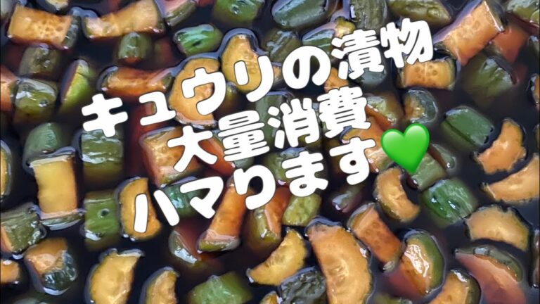 キュウリのＰちゃん漬け　キュウリの大量消費！冷凍もてきる漬物ハマります💚