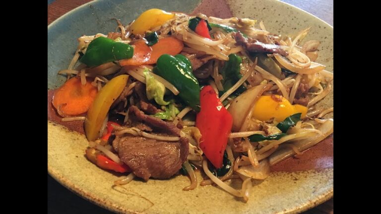 肉野菜オイスターソース炒め