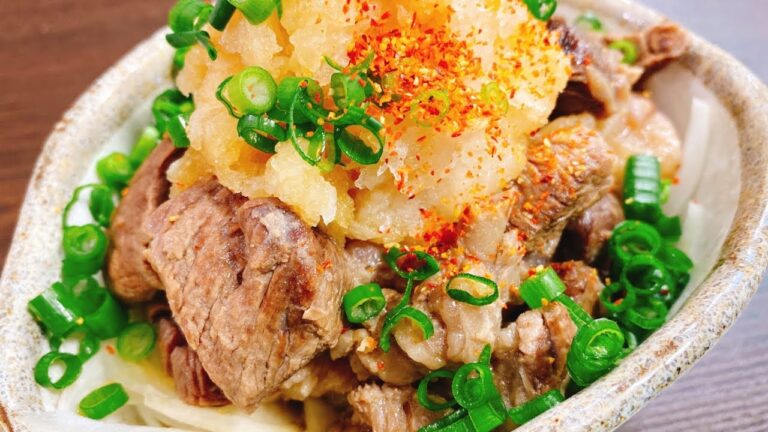 簡単だけどお店超えの神おつまみ♪こうちゃん特製『超絶品 牛すじゆずポン酢 & すじこん』 Making stewed Beef tendon with Ponzu【冷凍／作り置きにもオススメ】