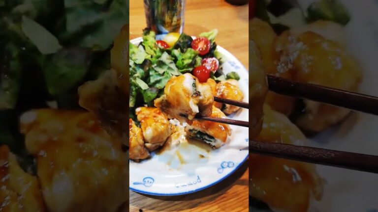 【閃光】ささみのチーズ大葉みたいなやつで角ハイボール【夜飯】