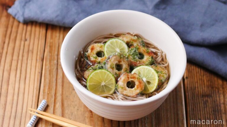 磯部揚げ風。冷やしちくわそば