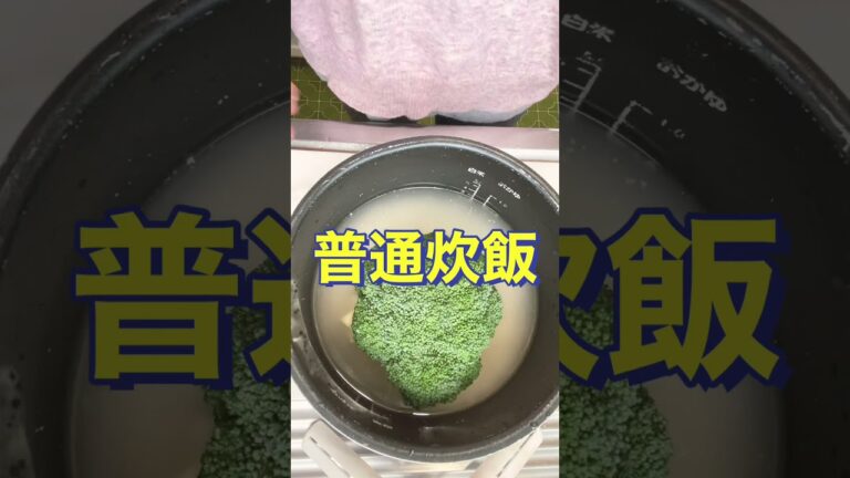うますぎてびびった❗❗【丸ごとブロッコリーの炊き込みご飯】#Shorts #ひめりんご