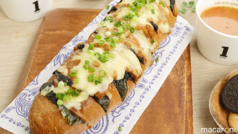 挟んで焼くだけ  チーズ とろ～り 納豆 トースト バゲット のレシピ 作り方