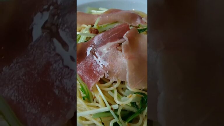 Osteria il Pinguino生ハムパスタ