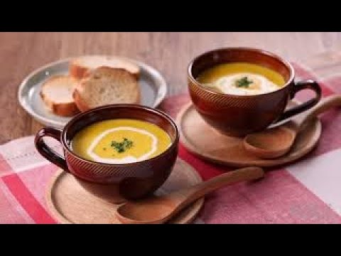 【レシピ動画】かぼちゃのポタージュ