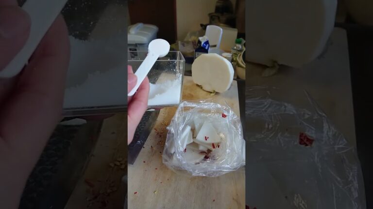 かぶの浅漬けを作る無職　#田舎暮らし  #無職  #丁寧な暮らし