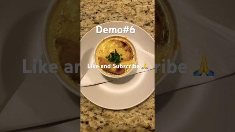 Demo #6 French Onion Soup Recreating dishes I learned in culinary school #cooking #frenchonionsoup