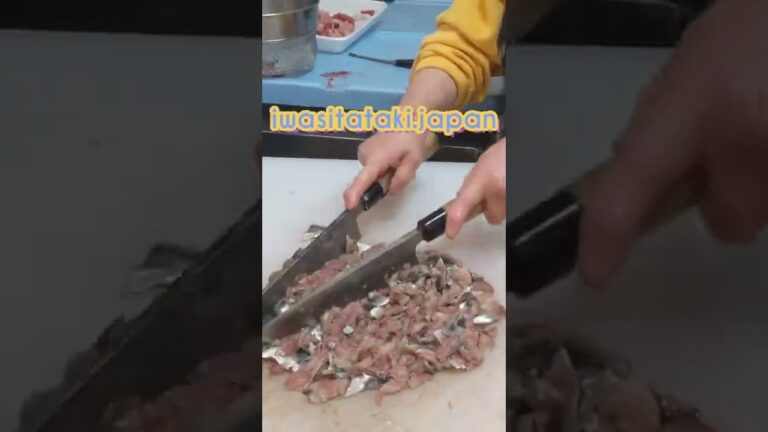 鰯のつみれ揚げ#shorts