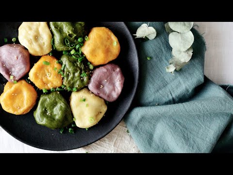 【何色を食べたい？】彩り鮮やか焼き小籠包