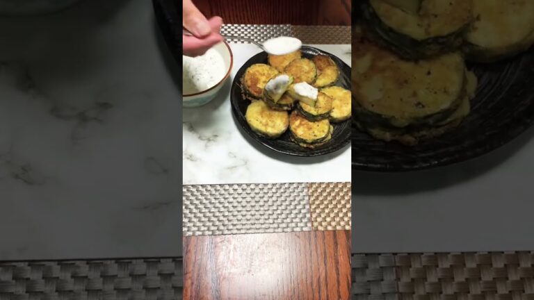 【ズッキーニとチーズの絶品❗️はさみ揚げ】#shorts  #おつまみ  #健康  ＃料理