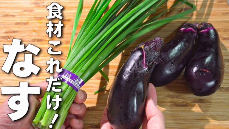 【簡単なすレシピ】調味料3つで簡単！とろとろナス炒め！