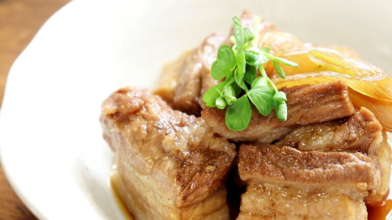 電子レンジでやわらか豚の角煮の作り方。ソレダメ！で話題のレシピ