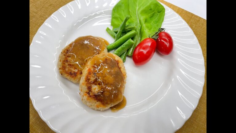 れんこん豆腐バーグ　ひまわり健康料理教室
