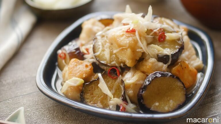 これはハマるよ！とろとろ なすと 鶏肉の さっぱり ネギ 塩 南蛮 のレシピ 作り方