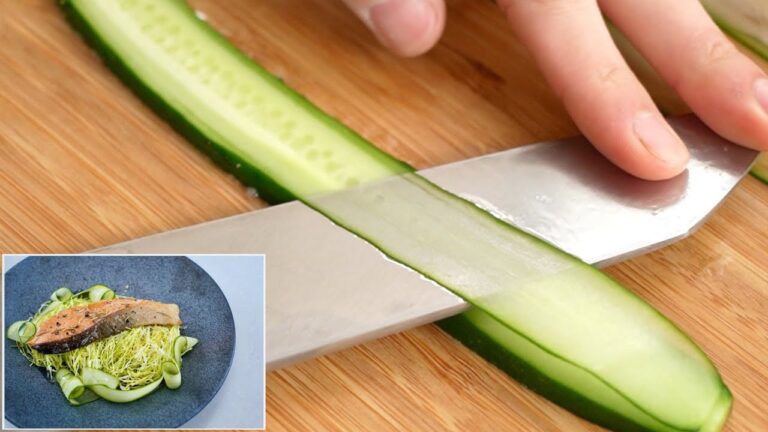 【バター香る皮パリパリサーモン】キャベツのベッド！#Shorts