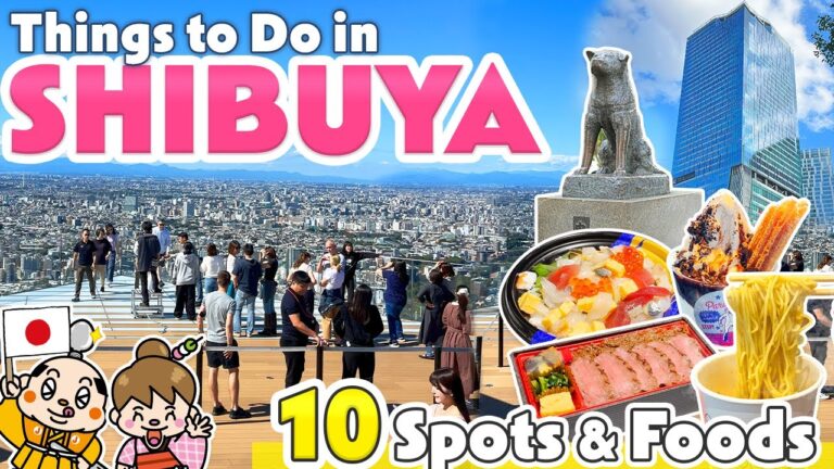 10 Things to do in Shibuya Tokyo / SHIBUYA SKY, Food, Shopping / Japan Travel Vlog