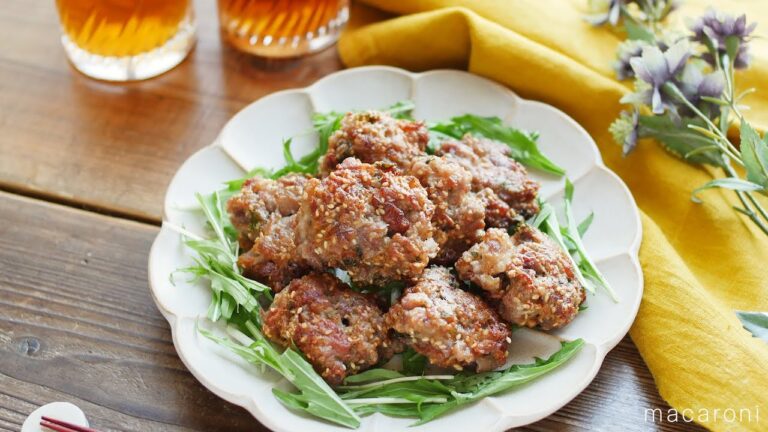 【梅しそ豚こま揚げ】揚げ焼きで簡単！節約おかずレシピ♪｜macaroni（マカロニ）