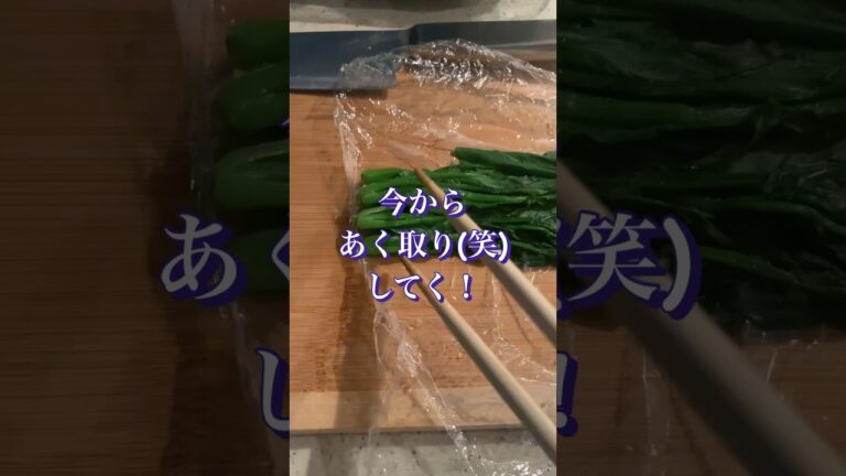 【レンチン5分！爆速ほうれん草お浸し】材料はコメント欄✍️ #副菜レシピ #時短レシピ #ほうれん草