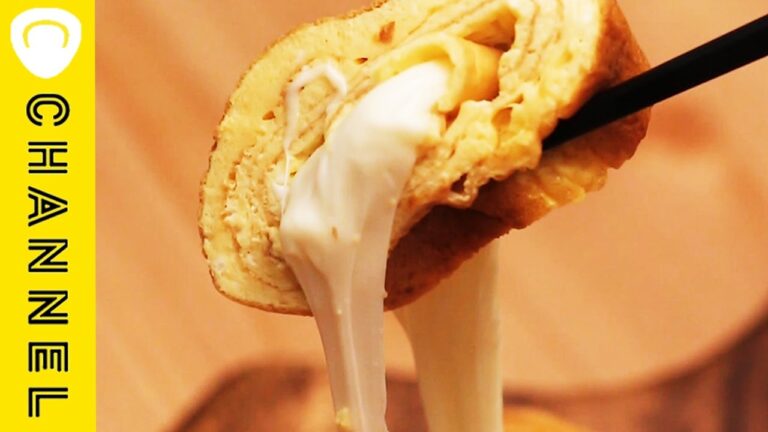 さけるチーズたまご焼き How to make fried eggs with cheese