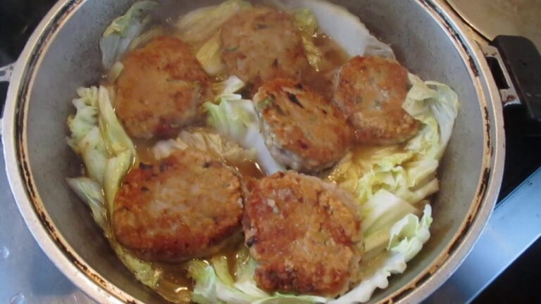 一つの鍋でできる「肉団子と白菜の煮込み」中華風　　　　　　　　　　　　20 12 04hakusai  MVI 4549