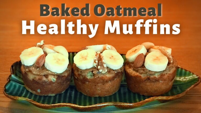 オートミールマフィン｜バナナマフィンの作り方【グルテンフリー＆プラントベース】ベイクドオートミール