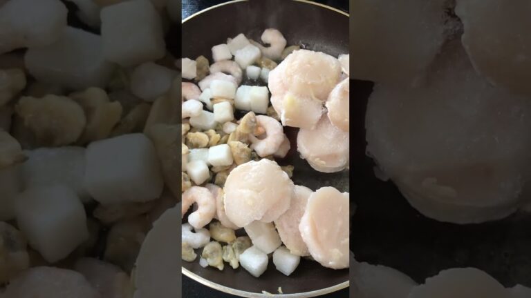 シーフードカレーを作りました4　2022年8月3日