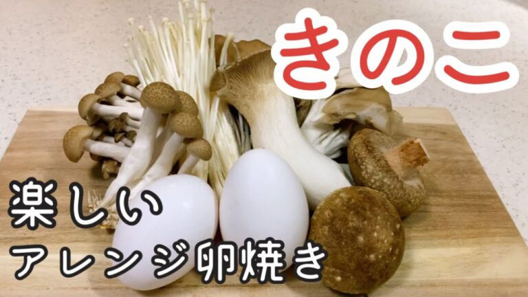 【お弁当 だし巻き】簡単！きのこの卵焼き 作り方5種類紹介【南部鉄器 フライパン】