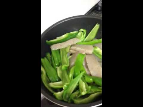 きんぴら　【ピーマンとこんにゃく】