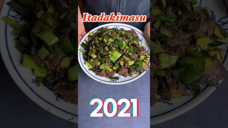 長ネギの緑の部分と鶏レバーでネギレバ炒め‼️