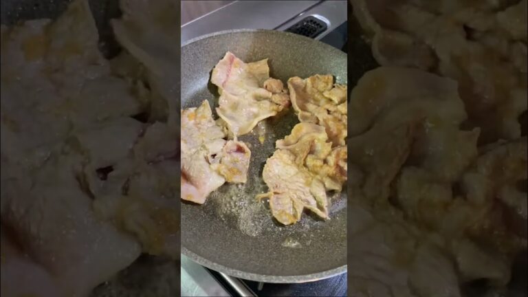 ＼我が家の定番／豚肉の生姜焼き レシピはコメント欄に記載 #shorts