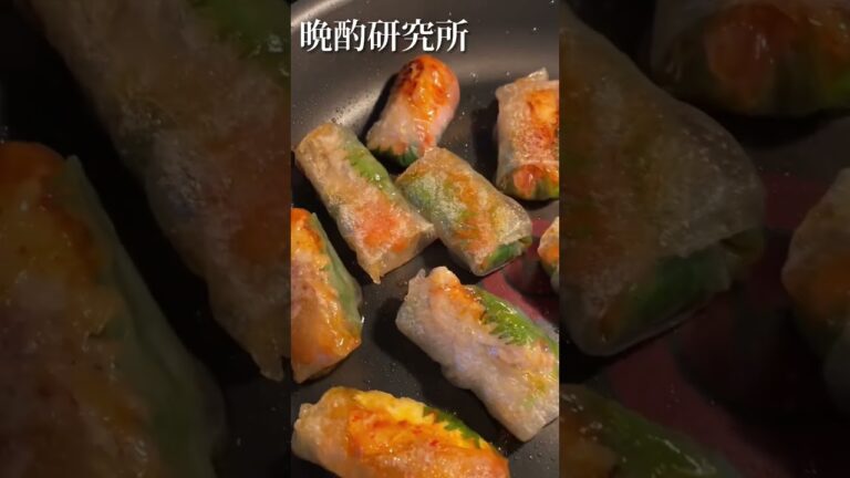 バズりまくってた生春巻き餃子が美味すぎる