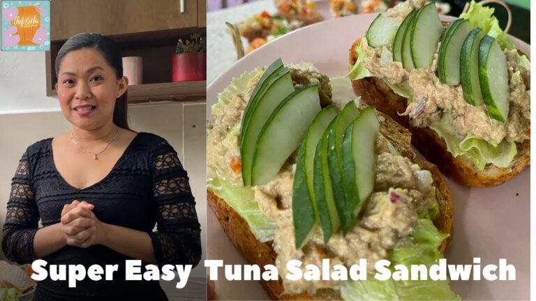 How to make Super Easy Tuna Salad Sandwich | Chef Cath #tunasandwichrecipe