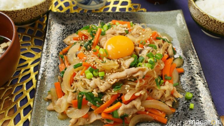 レンジで９分簡単すぎ！ヘルシー「しらたきチャプチェ」のレシピ・作り方