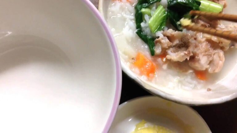 手羽元スープ粥