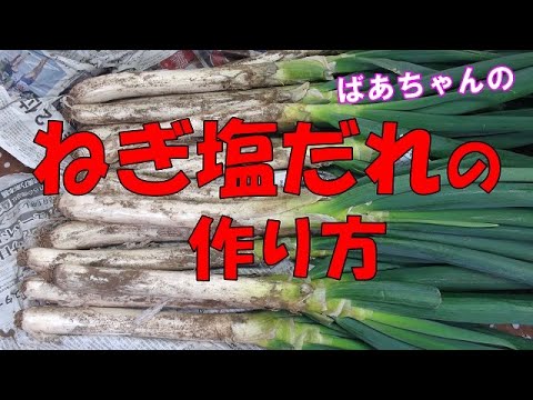 ねぎ塩だれの作り方『湯豆腐　冷奴　納豆　焼肉　焼鳥などに載せて　いろいろ使い道あり！！』