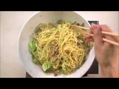 19 13_豚モモ味付け細切りで和風パスタ