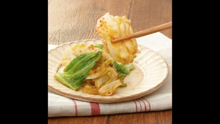 春キャベツのシャキシャキピリ辛みそ炒め