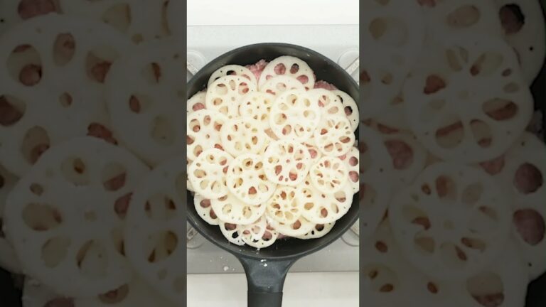 はさまない！れんこんはさみ焼きの作り方【ミツカン公式】