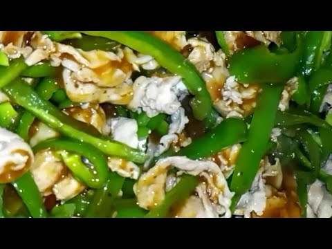 豚肉とピーマンの炒めもの/焼肉のたれ/簡単