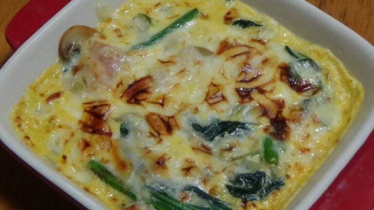 レンジでチンするキッシュを作って食べました！