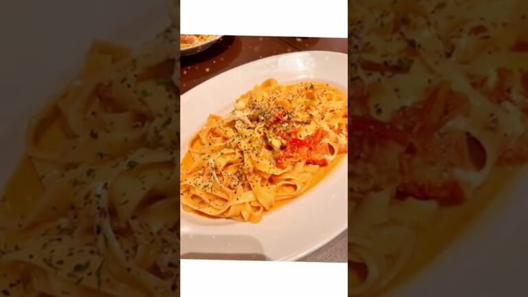 トマトクリームパスタ
