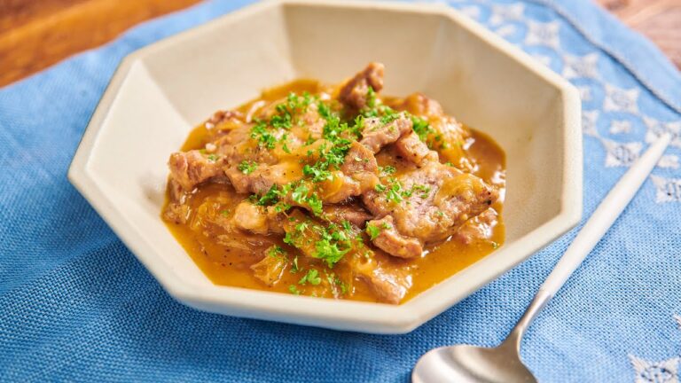 豚肉のオレンジ煮込み