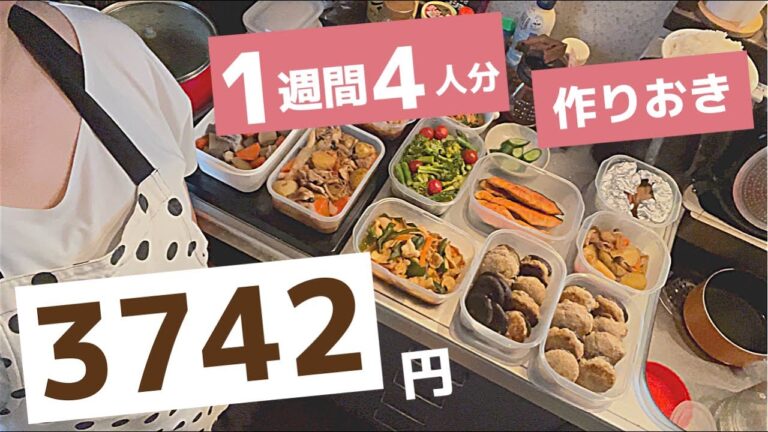【1週間作り置き】お弁当にも使える！超かんたんおかず12品