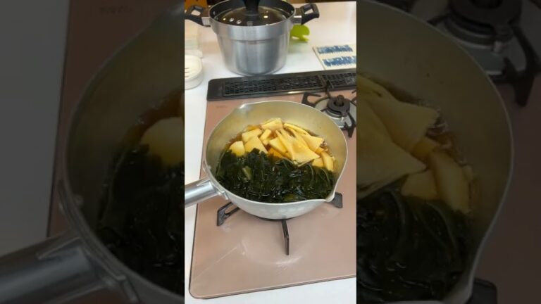 煮物のコツ ＃若竹煮 #わかめ料理 ＃たけのこ料理 ＃shorts